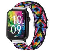 Compatible with Armitron Matrix Smartwatch bands, 20mm, 22mm Quick Release Stretch Elastics Nylon Adjustable Replacement Strap Accessories for Men & Women Compatible with Armitron Connect Matrix, Link