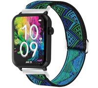 Compatible with Armitron Matrix Smartwatch bands, 20mm, 22mm Quick Release Stretch Elastics Nylon Adjustable Replacement Strap Accessories for Men & Women Compatible with Armitron Connect Matrix, Link