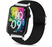Compatible with Armitron Matrix Smartwatch bands, 20mm, 22mm Quick Release Stretch Elastics Nylon Adjustable Replacement Strap Accessories for Men & Women Compatible with Armitron Connect Matrix, Link