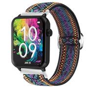 Compatible with Armitron Matrix Smartwatch bands, 20mm, 22mm Quick Release Stretch Elastics Nylon Adjustable Replacement Strap Accessories for Men & Women Compatible with Armitron Connect Matrix, Link
