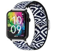 Compatible with Armitron Matrix Smartwatch bands, 20mm, 22mm Quick Release Stretch Elastics Nylon Adjustable Replacement Strap Accessories for Men & Women Compatible with Armitron Connect Matrix, Link