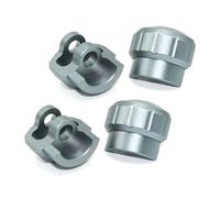 Compatible With ARRMA 1/7 1/8 RC Car Parts Accessories 4pcs Metal Shock Cap Protector Absorber Protection Cover RC Models Spare Parts(Silver)