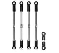 Compatible With Arrma 1/8 For Karton For Outcast 1/7 For Big For Rock Upgrade Parts 5pcs Steel Front And Rear Link Rod Tie Rod Servo Link RC Car Linkage