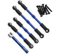 Compatible With ARRMA For GORGON For VORTEKS 1/10 RC Car Parts 4PCS 7075 Aluminum Alloy Full Pull Rod Composite Link Set Accessories