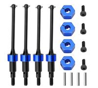 Compatible With Arrma For Granite For Grom For Typhon 1/18 RC Car Upgrade Parts Accessories 4pcs Metal Front And Rear CVD Driveshaft RC Parts(1set)