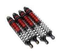 Compatible With Arrma For Granite For Senton For Rock For Vorteks For Typhon 1/10 RC Car Upgrade Parts Front Rear Metal Shock Absorbers Rc Car Shock absorbers(Red)