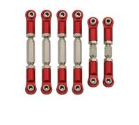 Compatible With Arrma For Granite For SENTON For VORTEKS For Big For Rock 1/10 RC Car Upgrade Parts Metal Tie Rods Linkage Links Set RC Car Linkage(Blue)
