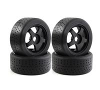 Compatible With Arrma For Infraction For Felony For Limitless 1/7 RC Car Parts 4pcs 5-Spoke 100x42mm 42/100 Tire Tyre 17mm Wheel Hex Rc car tires wheels rims(Black)