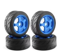 Compatible With Arrma For Infraction For Limitless For Felony 1/7 RC Car Upgrade Parts 4pcs 5-Spoke 100x42mm Tire Tyre 17mm Wheel Hex RC Tire Set
