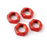 Compatible With ARRMA For KRATON For OUTCAST 8S 1/5 RC Crawler Car Upgrade Parts Accessories 4PCS 24MM Aluminium Alloy Coupler Nut RC Car Accessories(Red)