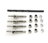 Compatible With ARRMA For KRATON For Typhon 1/8 1/7 RC Car Upgrades Parts Accessories 4pcs Steel Shock Standoff Stand Rc Crawlers Upgrade Parts