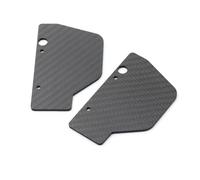 Compatible With ARRMA For Mojave 6S RC Car Upgrade Parts Accessories Carbon Fiber Pattern Suspension Arm Mud Guard Fender RC Car Accessories