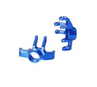 Compatible With ARRMA For Mojave For Grom 1/18 Remote Control Crawler Car Upgrades Parts Accessories Aluminum Front Hubs Set RC Car Accessories(Blue)