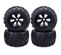 Compatible With ARRMA For Traxxas 4PCS Wheels Tires 170mm 165mm Tyre Weel 17mm Hex Hub Rubber For 1/8 RC Car Truck Buggy RC Tire Set