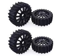 Compatible With Arrma For Traxxas For Redcat For Team For Losi For HPI 1/8 RC Car 4Pcs 120Mm Snow Sand Paddle Tire Wheel Tyre 17Mm Hex RC Car Tires Wheels