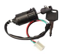 Compatible With ATV Quad Dirt Bike 50cc 70cc 110cc 125cc 150cc 250cc Universal Fit Ignition Switch Key With Wire Lock