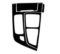 Compatible with Audi Q7 SQ7 4M 2016-2019 Piano Black Gear Shift Panel Cover Decorative Car Interior Decoration Retrofit Accessories Sticker (Color : RHD 2 Pcs)