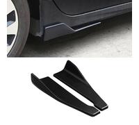 Compatible with Audi Q8 SQ8 RSQ8 (e-tron Sportback), 2PCS Car Rear Bumper Lip Spoiler Wrap Angle Diffuser Winglets Side Skirt Scratch Protector Trims,48CM-Glossy black