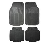 COMPATIBLE WITH AUDI TT MK3 2014-2023 - UNIVERSAL 4 PIECE HEAVY DUTY WATERPROOF DURABLE PVC ALL WEATHER CAR INTERIOR FLOOR MATS NON-SLIP