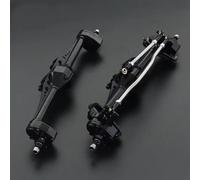 Compatible With Axial For Capra 1.9 For Unlimited Trail For UTB Currie F9 1/10 RC Crawler Car Parts Aluminum Alloy Front Rear Portal Axle RC Car Accessories(Black,1 set)