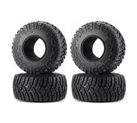 Compatible With Axial For SCX10 90046 AXI03007 For TRX4 1/10 RC Crawler Car Parts 4Pcs 1.9/2.2 Inch Rubber Tires 122/130mm Wheel Tyres Rc car tires wheels rims(4pcs 1.9inch)
