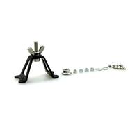 Compatible With Axial For SCX10 D90 For Tamiya CC01 1/10 RC Crawler Parts Spare Tire Rack Metal Spare Tyre Bracket Wheel Holder Carrier RC Spare Part