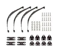 Compatible With Axial For SCX10 F350 D90 TF2 For Tamiya 1/10 RC Crawler Car Truck 4Pcs Hard For Leaf For Spring Suspension Bar RC Spare Part
