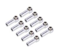 Compatible With Axial For SCX10 For Traxxas For TRX4 D90 For Tamiya Parts 1/10 RC Crawler Car Parts Metal M4 Tie Rod Ball CW Thread 10Pcs RC Accessories(Silver)