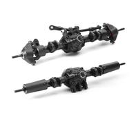 Compatible With Axial For SCX10 II 90046 90047 1/10 RC Crawler Car Upgrade Parts Accessories 2Pcs Front And Rear Differential Axle RC Front Rear Axle