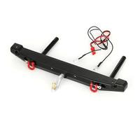 Compatible With Axial For SCX10 II 90046 For SCX10 For Traxxas For TRX4 1/10 RC Crawler Car Aluminum Rear Bumper Upgrades Parts Accessories Rc Bumper