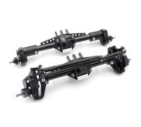 Compatible With Axial For SCX10 II 90046 RC Crawler Cars Upgrade Modification Parts CNC Aluminium Alloy Front Rear Portal Axle Set RC Axle Front Rear