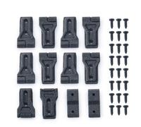 Compatible With Axial For SCX10 III AXI03006 For Gladiator For Wrangler 1/10 RC Crawler Car Upgrade Parts Nylon Door Window Hinge Kit RC Car Accessories