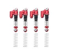 Compatible With Axial For SCX24 AX24 LCX For Racing 1/24 RC Crawler Car Upgrades Parts Accessories Aluminum Threaded 32mm Front Rear Shocks Rc car shock absorber(Red)
