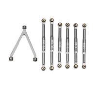 Compatible With Axial For SCX24 AXI00001 C10 AXI00002 For JLU For Bronco AXI00006 RC Crawler Car CNC Upgrade For Chassis Links Set RC Car Linkage