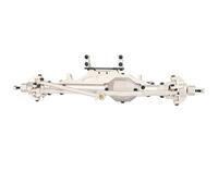 Compatible With Axial For Wraith 90018 RR10 1/10 RC Crawler For Rock For Racer Upgrade Parts CNC Diamond-Shaped Complete Front Rear Axle RC Front Rear Axle(Silver,Front)