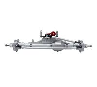 Compatible With Axial For Wraith For Capra 90018 RR10 1/10 RC Cars Parts CNC Aluminum Front Rear Complete Axle RC Front and Rear Axle(Silver,Front)