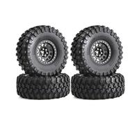 Compatible With Axial SCX10 For Wraith For Capra For Traxxas TRX4 D90 1/10 RC Crawler Car 4PCS 135Mm Metal 2. Beadlock Wheel Rim Tire Set RC Tyre Set