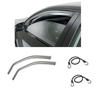 COMPATIBLE WITH BEDFORD/RASCAL/PIAGGIO PORTER 13.044M FARAD DEFLECTORS RAIN AND WIND WINDOW PROTECTION GLASS FOR VEHICLES-OFFROAD FRONT SCREEN
