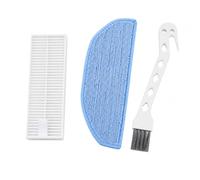 Compatible With Beko Robot Vacuum Cleaner Accessory Set, Replacement for VRR61414VB/ VRR60314VW Models, Filter and Mop Pad Set Robo X RS 8131