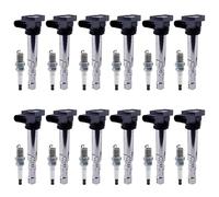 Compatible With Bentley For CONTINENTAL For FLYING For SPUR Ignition Coil Coil Pack Pencil Coil Replacement 07C905115 Ignition Coil Parts(E)