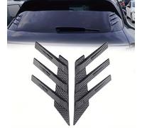 Compatible with Bentley Mulsanne Arnage, 1 Pair Car Rear Window Side Spoiler, Aerodynamic Wing Trim, Side Vents Decoration,2-Carbon Fiber Look