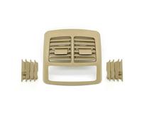 Compatible With Benz E-Class W211 2003 2004 2005 2006 2007 2008 Rear Center Air Conditioning Vent Outlet Grille Cover Trim AC Rolling Wheels Car conditioning vents(Beige-Panel)