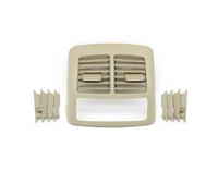 Compatible With Benz E-Class W211 2003 2004 2005 2006 2007 2008 Rear Center Air Conditioning Vent Outlet Grille Cover Trim AC Rolling Wheels Car conditioning vents(Light Beige-Panel)