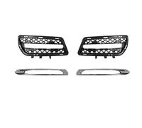 Compatible With Benz For Amg W212 2010 2011 2012 2013 Front Bumper Fog Light Grille Cover Chrome Trim Kits Parts 2128851753 2128852174 Fog Lamp Grill