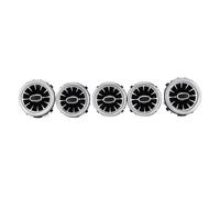 Compatible With Benz For C-Class For W205 For C205 2019-2021 5pcs 64 Color Front Turbines Air Vent Ambient Outlet Light Kit AC Front Grille
