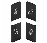 Compatible With Benz For E-Class For W212 2010 2011 2012 2013 2014 2015 1 Set Car Door Lock Unlock Switch Button Cover Car Internal Button Decal(Black)