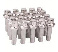 Compatible With Benz For M Class W166 2012 2013 2014 2015 2016 20pcs Car Set Of Alloy Wheel Nuts Taper OEM：0009905407
