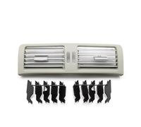 Compatible With Benz R Class W251 2006-2018 R300 R320 R350 R400 R500 Car Front Center Dash Middle Air Conditioner AC Vent Grille Outlet Panel AC Vent Cover(2 Gray)