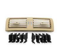 Compatible With Benz R Class W251 2006-2018 R300 R320 R350 R400 R500 Car Front Center Dash Middle Air Conditioner AC Vent Grille Outlet Panel AC Vent Cover(1 Beige)
