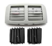 Compatible With Benz W251 2009-2018 R300 R320 R350 R400 R500 Left Right Rear Central Air Conditioner Vent Outlet Chromed Grille Cover Front Grille Console Vent(Rear Gray)